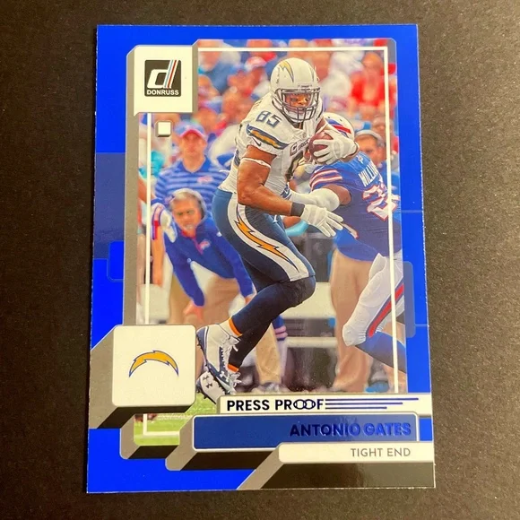 Antonio Gates: Los Angeles Chargers, Tight End 2022 Donruss Press Proof #300